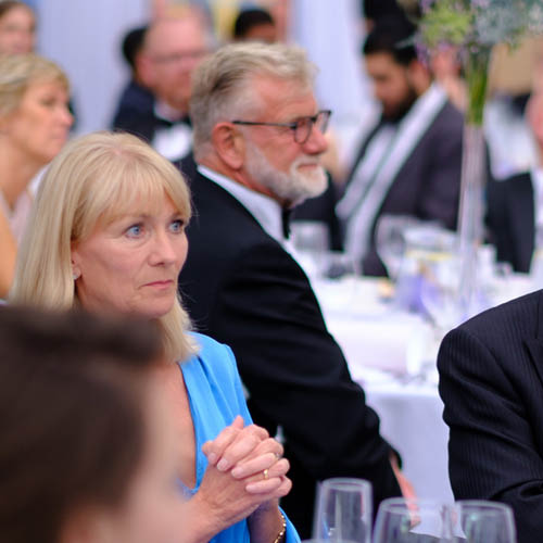 Attendees of the Vice Chancellor's graduation evening