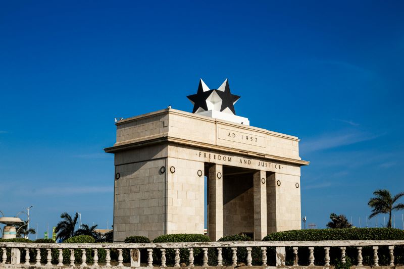 A statue of Kwame Nkrumah, Ghana