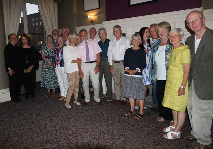 A group of Applied Biology graduates from the class of 1972