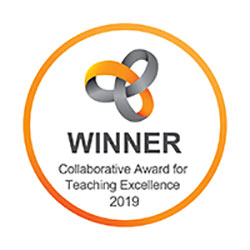 Winner Collaborative Award for Teaching Excellence (CATE) 2019 logo