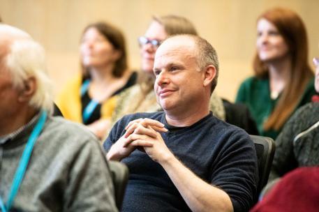 Audience in a lecture