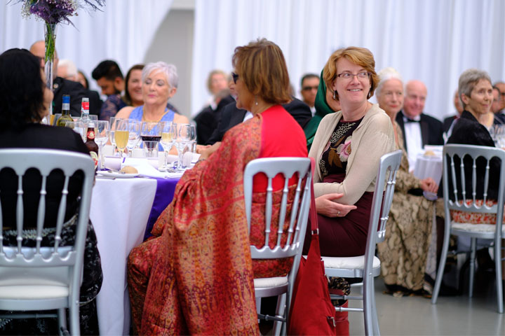 Attendees dressed in formalwear for the Vice Chancellor Graduation Dinner 2019