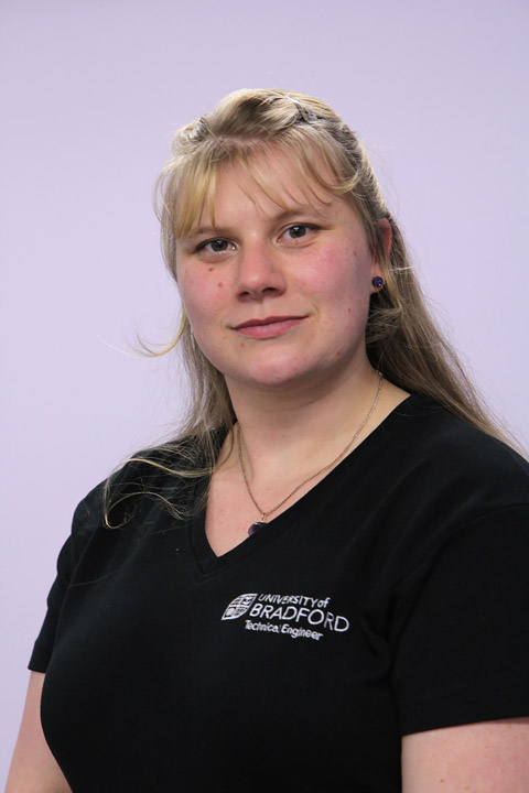 Jo Wood, Lead Engineering Technician at the University of Bradford