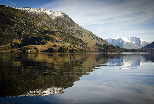 A landscape in the Lake District