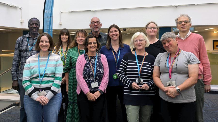 Group of librarians standing together