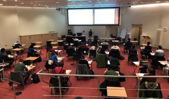 Students being taught how to teach schoolchildren maths as part of a new project run by the University of Bradford