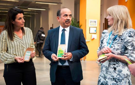 Clare Campbell Prof Anant Paradkar and Prof Shirley Congdon