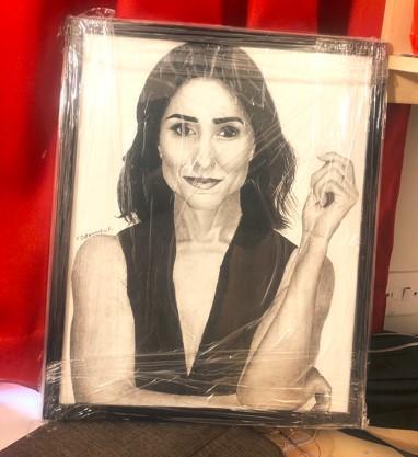 Oyedotun Oyesomi's drawing of Anita Rani