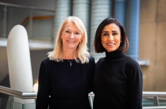 Anita Rani with Shirley Congdon