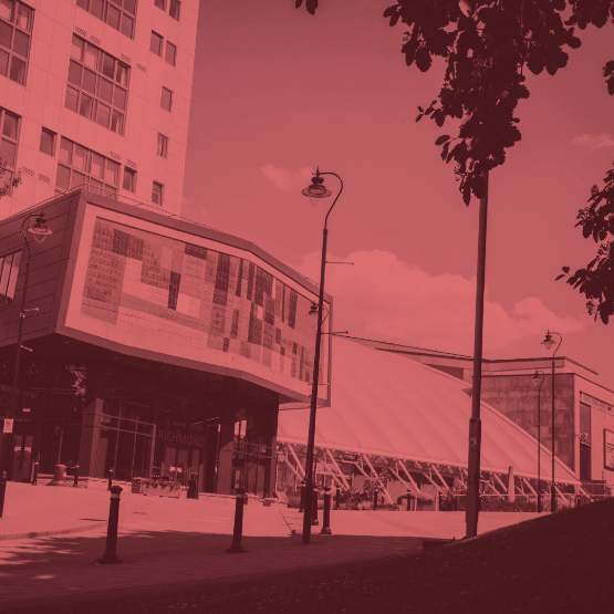 Richmond building in red to mark Anti-Slavery Day