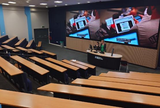 A lecture theatre at University of Bradford