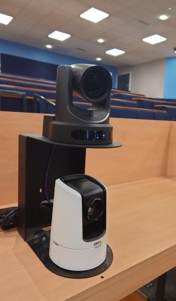 An Echo360 lecture capture camera