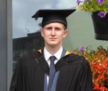 Aidan Leach, MEng Chemical Engineering graduate, on his graduation day.